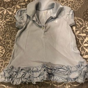 Baby Ralph Lauren blue ruffle dress